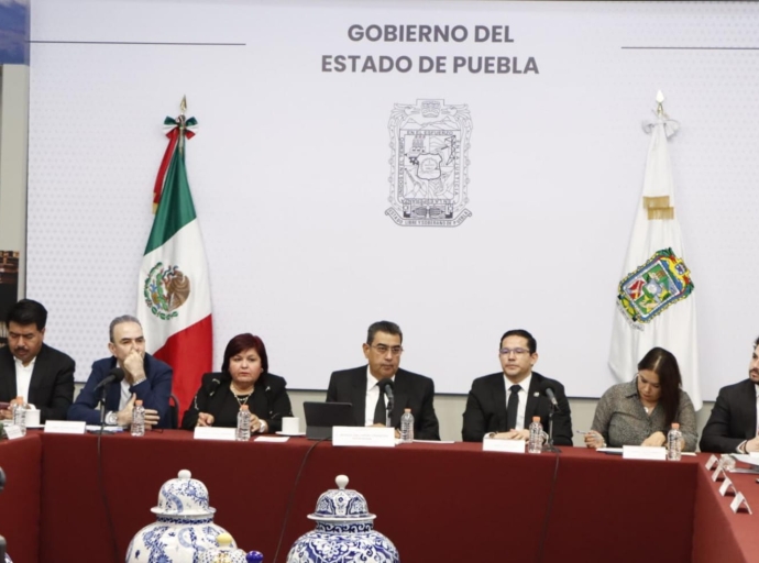 Sólido Protocolo de seguridad para candidatas y candidatos  en Puebla: SEGOB